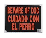 Hy-Ko Products 9X12 Sign Biling Beware Of Dog 3060