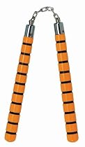 Valor Nunchaku 12" Yellow Rd 10 Blk Str