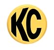 KC Hilites 5108 6 Yellow with Black KC Round Hard Plastic Light Cover
