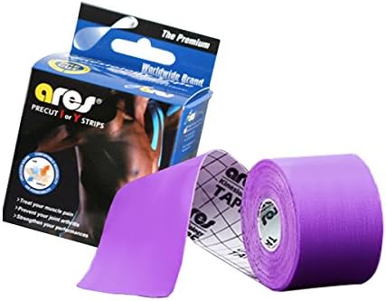 Ares Kinesiology Premium Tape Precut Purple 20 Strips
