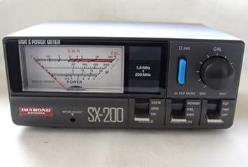 【クリックで詳細表示】ダイヤモンド SX-200 SWR・パワー計1.8～200MHz： 家電・カメラ