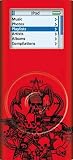 Red Skull Deisgn Apple iPod nano 2G (2nd Generation) 2GB 4GB 8GB Hard Case iJacket - Shock Absorbent Hard Protective Faceplate Cover + FREE Belt Clip Holster + FREE Lanyard + FREE Screen Protector