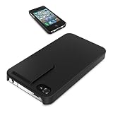iBUFFALO iPhone4S iPhone4 両対応 クリップラバーケース液晶保護フィルム付 ブラック BSIP11PCRCBK シャツ