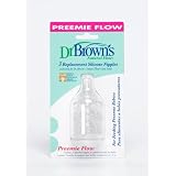Dr. Brown's Natural Flow Preemie Standard Nipple,... by Dr. Brown's