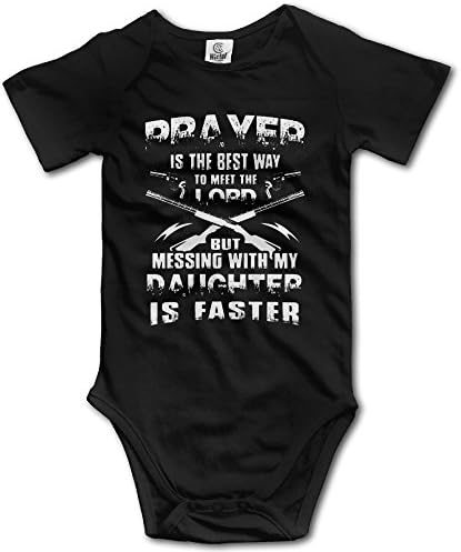 Baby DON'T MESS WITH HER Color Name Baby Onesie Bodysuit
