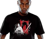 Naruto Shippuden T-Shirt: Sasuke Sakura (Schwarz) Gr&ouml;&szlig;e L