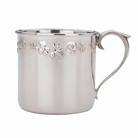 Reed & Barton Shamrock Silver Plate 6-Ounce Baby Cup