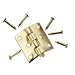 Dollhouse Miniature Gold Plated Brass Butt Hinge by Houseworks