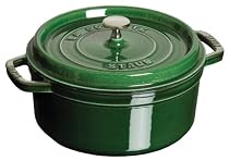Staub ココット ラウンド 24cm バジルグリーン 40509-356(1102485)