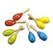 Wooden Baby Maracas Rattle (1 Pair Only Random Colour Sent)