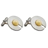 Baltic Butterscotch Amber and Sterling Romantic Cufflinks