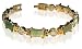 New Green Jade Magnetic Link Therapy Bracelet 7.5" long