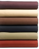 Pike Street 200-Thread-Count Microfiber King Sheet Set, Cream