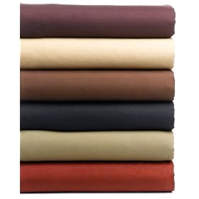 Pike Street 200-Thread-Count Microfiber Queen Sheet Set, Eggplant $12.99 
