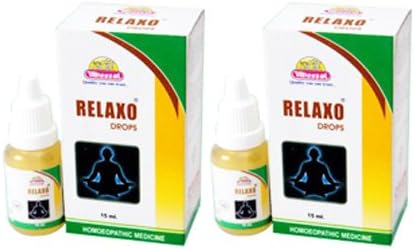 2 x Wheezal - Homeopathy - Relaxo Drops.(Pack of 2) - "Shipping by FedEx"