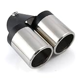 Sport Automotive Car Auto 304 Stainless Steel Single Inlet Outlet Double Dual... by Astra Security