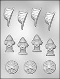 CK Products Fireman's Hat, Fire Hydrant, and Equipment Chocolate Mold