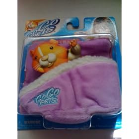 Zhu Zhu Pets - Purple Blanket and Purple Bed