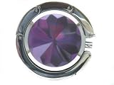 Purple Foldable Purse Hanger (Purple/Silver)