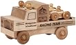 Clear Finish Classic Racing Team Truck