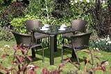 gf4u Bridgman Bronze 180cm Eton Dining Table Set