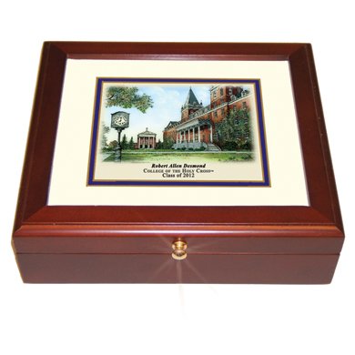 Holy Cross Eglomise Desk Box