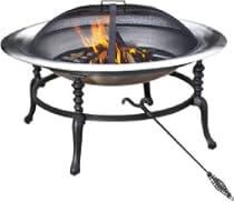 Agio #98270SS 35"RND Stainless Steel Out Fireplace