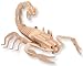 3-D Wooden Puzzle - Scorpion -Affordable Gift for your Little One! Item #DPUZ-1221