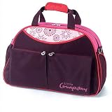 Burgundy Red, Bright Red and Bright Pink T&T Travel Bag