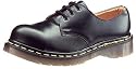 Dr. Martens Unisex Original 3 Eye Steel Toe Gibson, Black Fine Haircell, 7 UK (8 Men/9 Wmn)