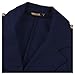 Miusol Women's Retro V Neck Navy Style Lapel Sleeveless Bridesmaid Swing Dress