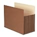 Smead Pocket, Letter, Straight, 7-Inch Expansion, Redrope 5 per Box (73395)