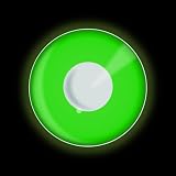 Funky Eyes Fashion Contact Lenses with Soloution & Case - UV Green (30 days)