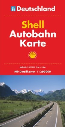 MAIRDUMONT, Ostfildern Shell L&auml;nderkarte Autobahnkarte Deutschland 1:500.000: Mit Detailkarten 1:250 000