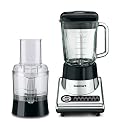 Cuisinart BFP-10CH PowerBlend Duet Blender and Food Processor, Chrome and Black