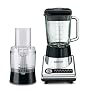 Cuisinart BFP-10CH PowerBlend Duet Blender and Food Processor, Chrome and Black