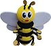 Happy Face Bumble Bee Car Aerial Ball Antenna Topper