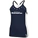 Reebok Seattle Seahawks Ladies Navy Blue Asteroid Racerback Tank Top