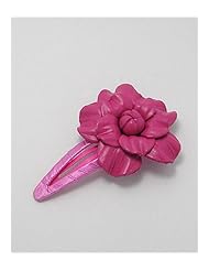 Flower Hair Clip In White Base