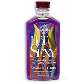 Hot & Sexy Warming Flavored Lubricant Oil - Passionate Grape