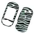 Pantech Matrix Pro C820 AT&T Snap On Protector Hard Case Image Cover Silver Z...