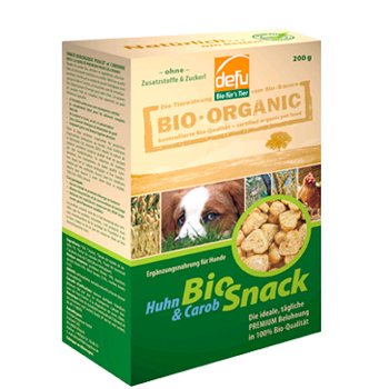 Defu Bio Hunde Leckerli, Huhn mit Dinkel 200g