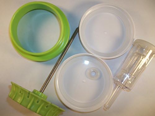 2 pk PicklePusher small batch fermentation kit. Complete with airlocks &amp; weight replacement.BPA free.Holds 25X more than fermenting weights. Fits widemouth quart &amp; 1/2 gal mason jars not included