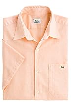 Short Sleeve Mini Check Linen Cotton Shirt
