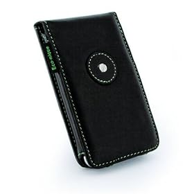 Eco-nique - Eco-Friendly - "Climate Positive" - Premium Napa leather Cover Case - Apple Ipod Touch 1st, 2nd & 3rd Gen 2G 3G (8GB / 16GB / 32GB) + Belt clip