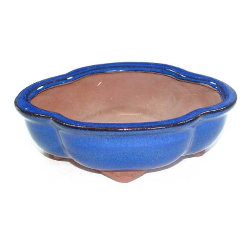 15cm Blue Cloud Shaped Bonsai Pot