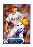 Koji Uehara Autographed/Hand Signed Baseball Card (Texas Rangers) 2012 Topps #171