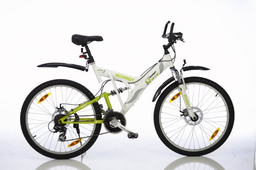 Schmidt Sportsworld Herren Mountainbike MTB26, Grün/Weiß, 66 cm (26 Zoll)