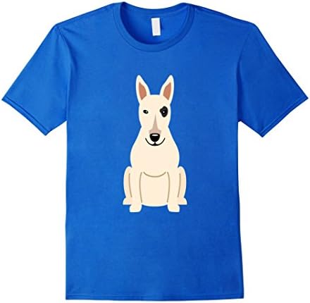 Men's Bull Terrier Dog Shirt Dogs Mom Dad Puppy Pet Gift Medium Royal Blue
