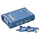 TRENDnet 2-Port PS/2 KVM Switch Kit (Includes 2x KVM Cables)  TK-200K (Version B1.1R)